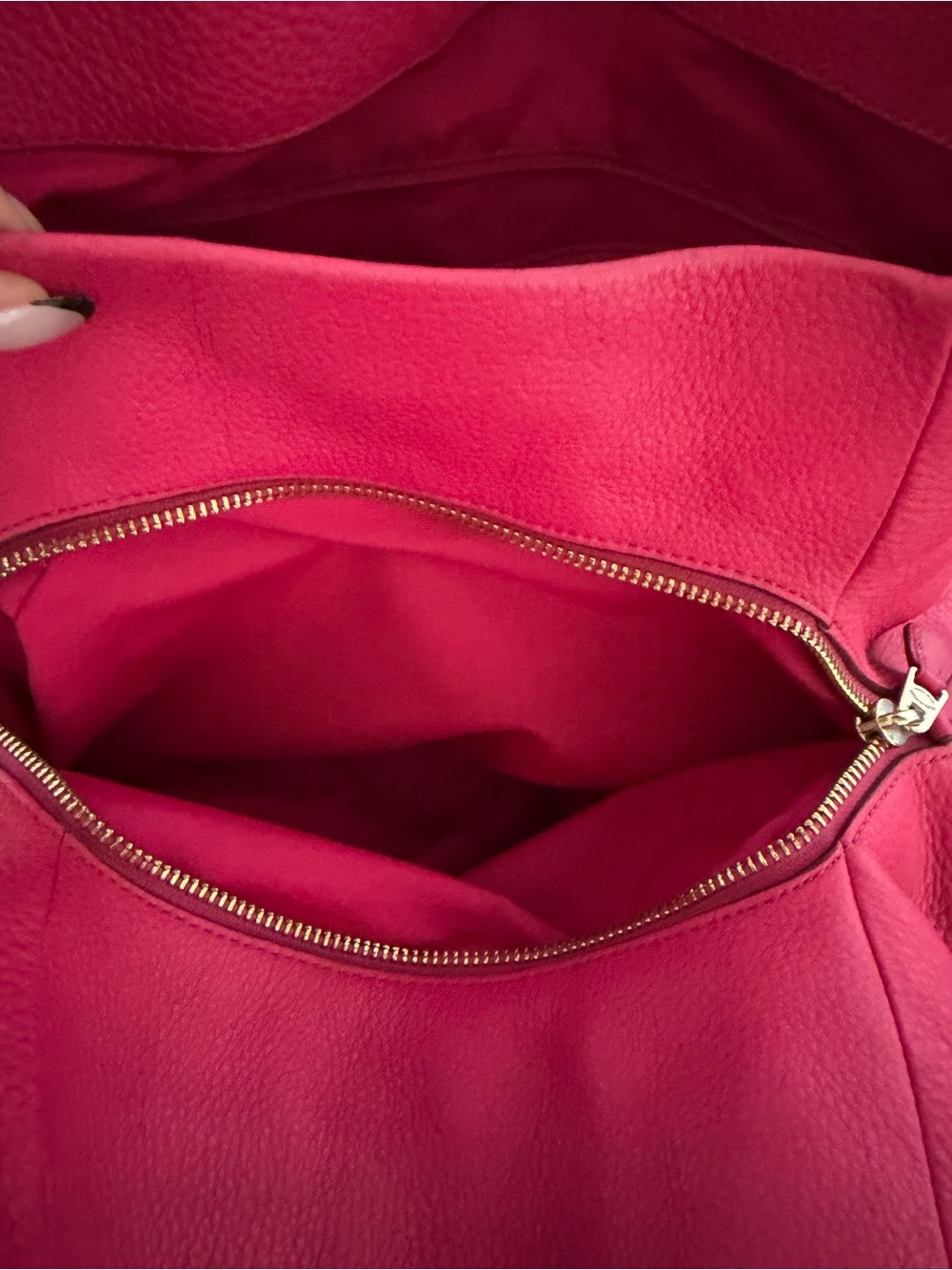 Coach Fuchsia Pink Leather Shoulder Bag - Picture 7 of 13
